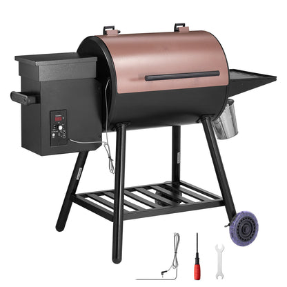 Wood Pellet Grill Smoker for Outdoor BBQs