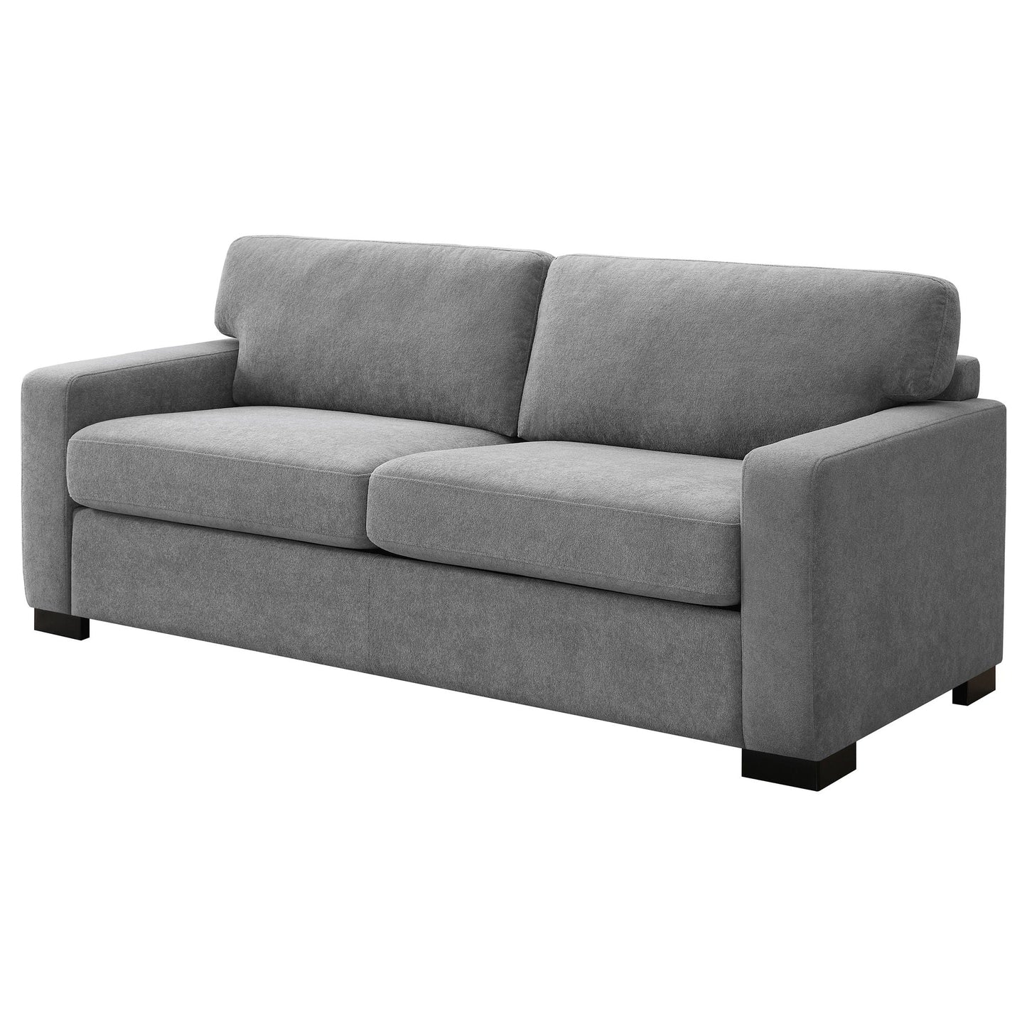 The Gray Queen Sleeper Sofa With Wood Frame