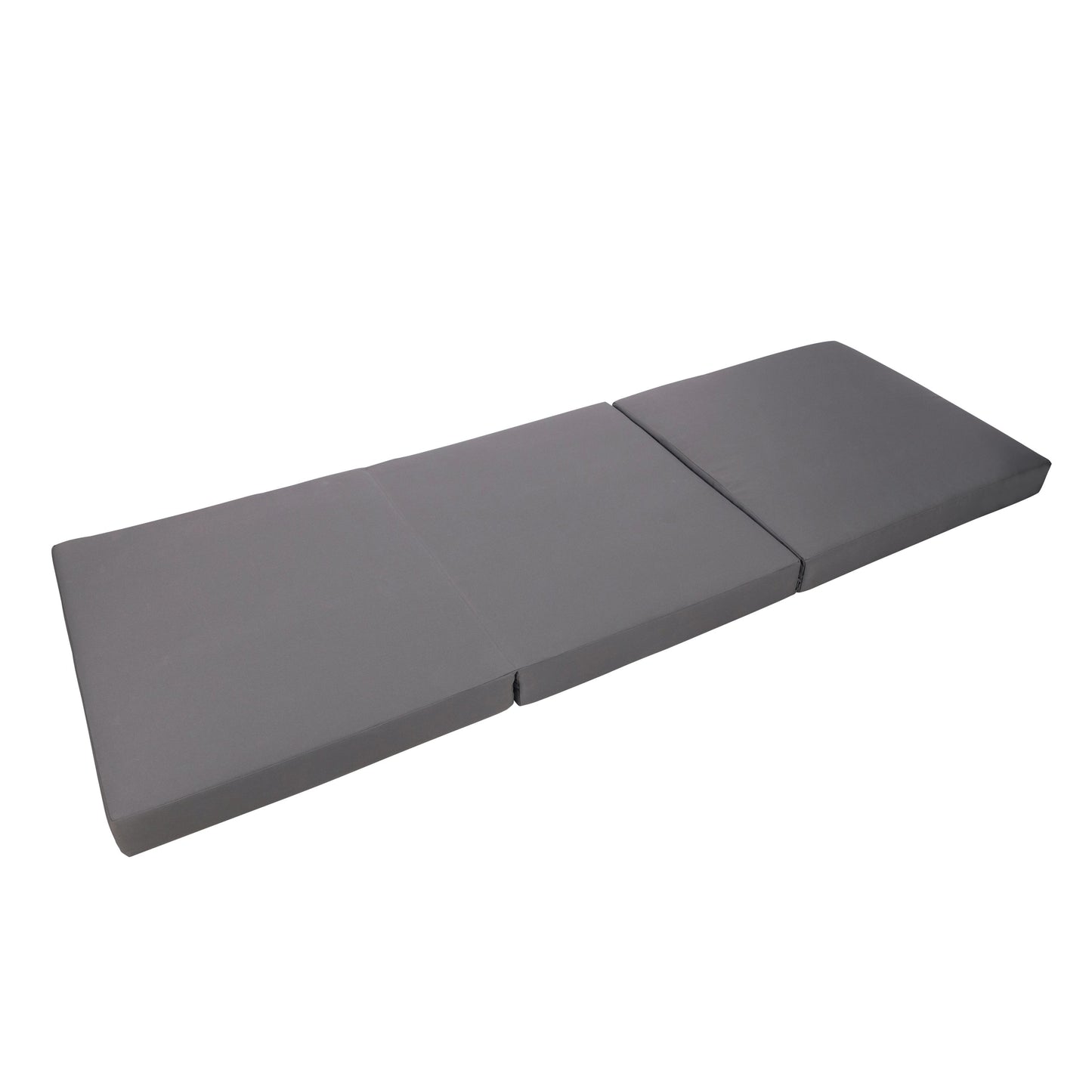 Outdoor chaise lounge set in gray cushions by HouseOfZazla with space on one side on Tampa Home & Garden Store