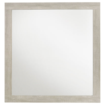 Rustic framed mirror from Strout 4 Piece Queen Bedroom Set by HouseOfZazla on Tampa Home & Garden Store