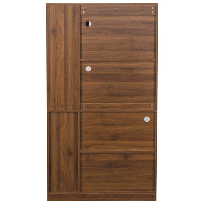 Tall Kitchen Pantry Cabinet and Microwave Stand