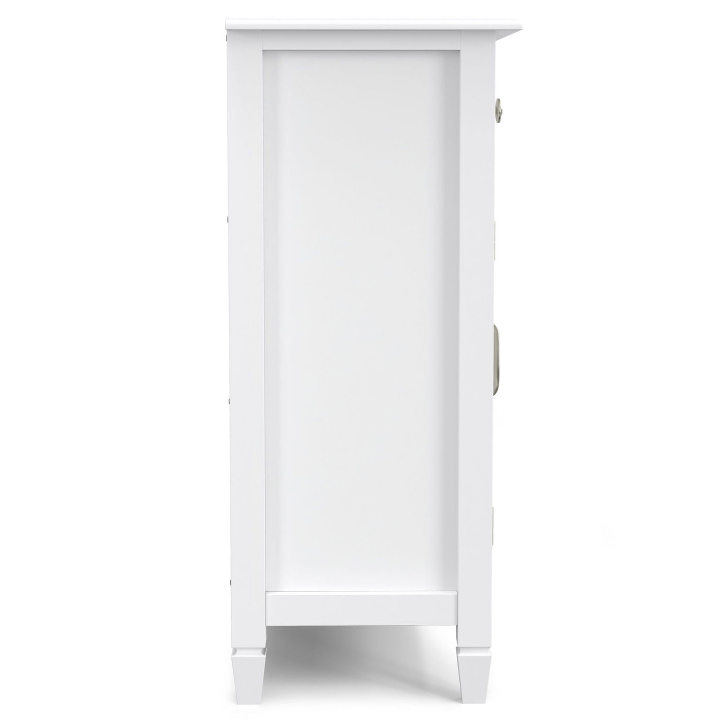 Connaught wide entryway storage cabinet white finish with bottom drawer by HouseOfZazla on Tampa Home & Garden Store