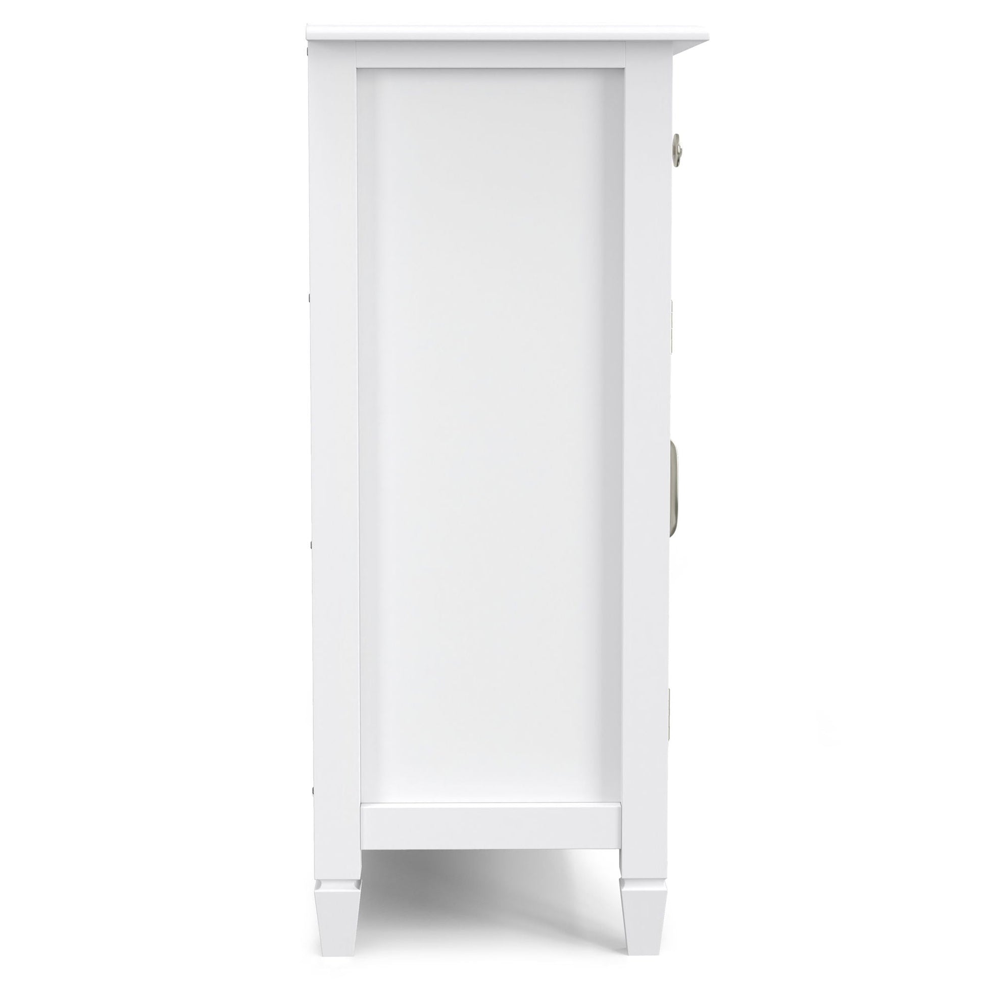 Connaught wide entryway storage cabinet white finish with bottom drawer by HouseOfZazla on Tampa Home & Garden Store