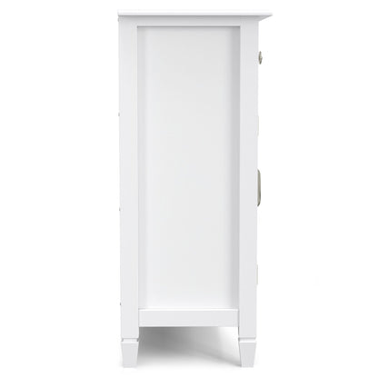 Connaught wide entryway storage cabinet white finish with bottom drawer by HouseOfZazla on Tampa Home & Garden Store