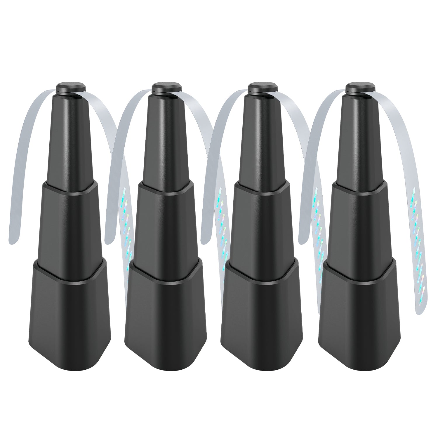 GemGear 4-pack table-top battery-powered fly repellent fans with hanging ribbon blades on Tampa Home & Garden Store