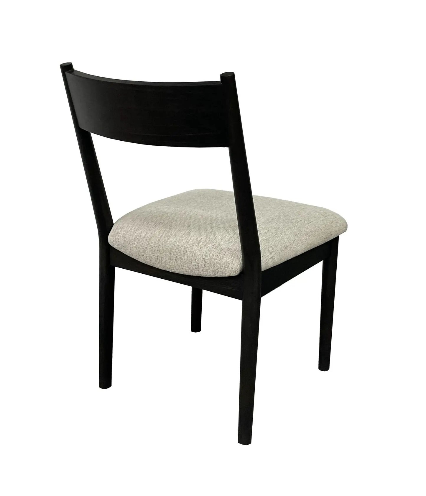 Comfortable Crescent Chair Set Peppercorn Finish