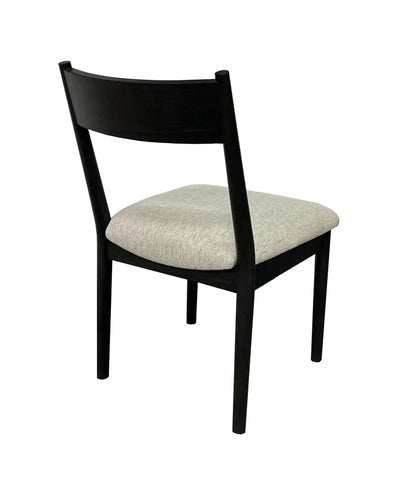 Comfortable Crescent Chair Set Peppercorn Finish