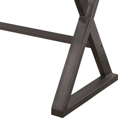 Danton Aluminum Top Grain Leather Desk Gold