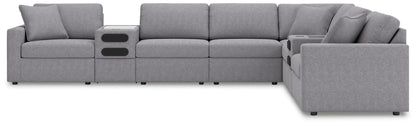 Modmax Sectional in Granite Performance Fabric