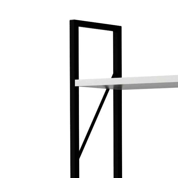 5-Tier Bookshelf, Freestanding White Book Shelf Modern Minimalist Open Display Storage Book Shelves Standing Shelving Unit White - Tampa Home & Garden Store