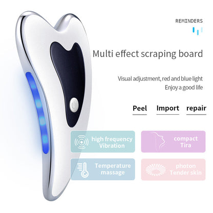Microcurrent Face Lift Machine USB Charge Electric Guasha Massage Scraping Galvanic Beauty Skin Lifting Facial Body Massager - Tampa Home & Garden Store
