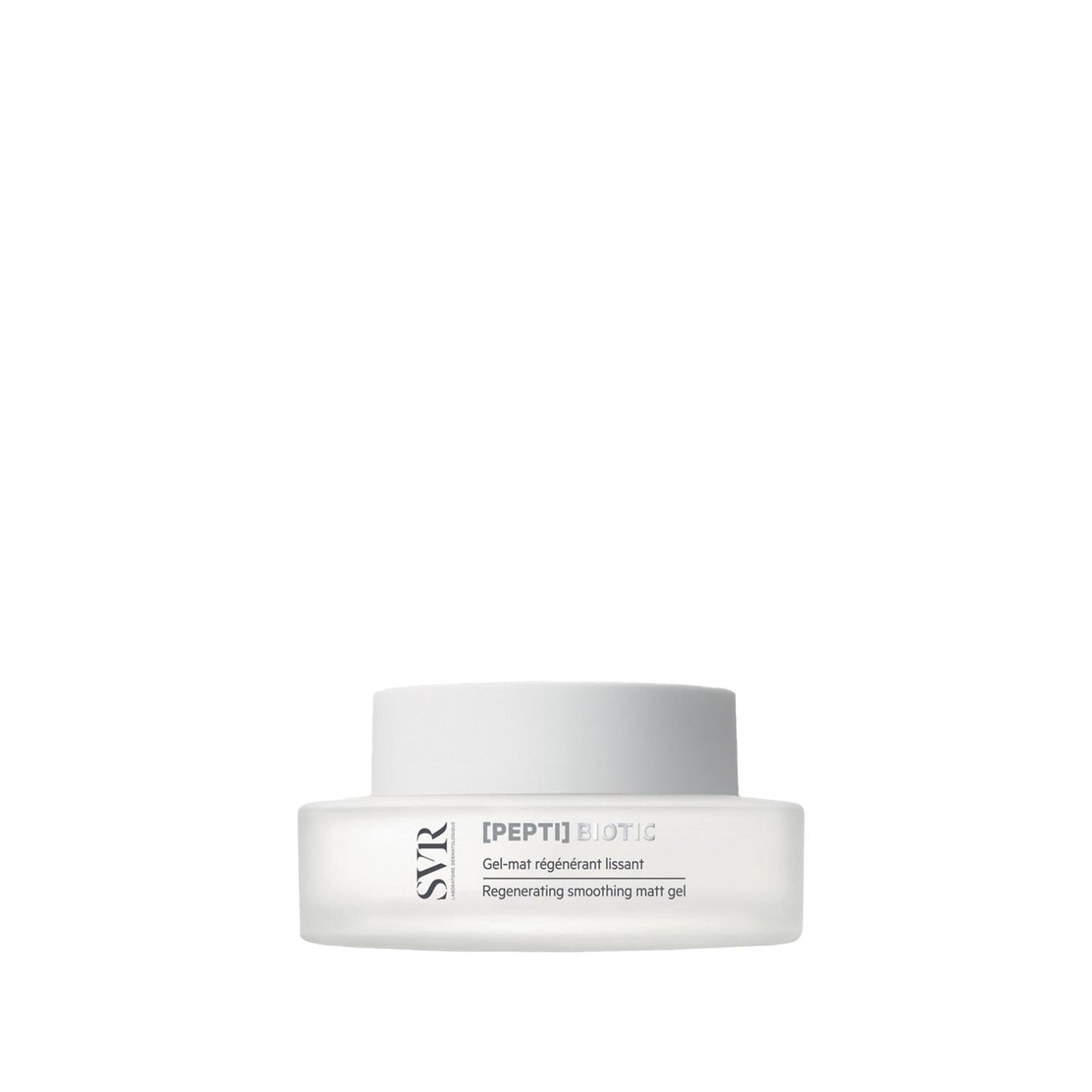 SVR PeptiBiotic regenerating smoothing matt gel 50ml in white plastic jar on Tampa Home & Garden Store
