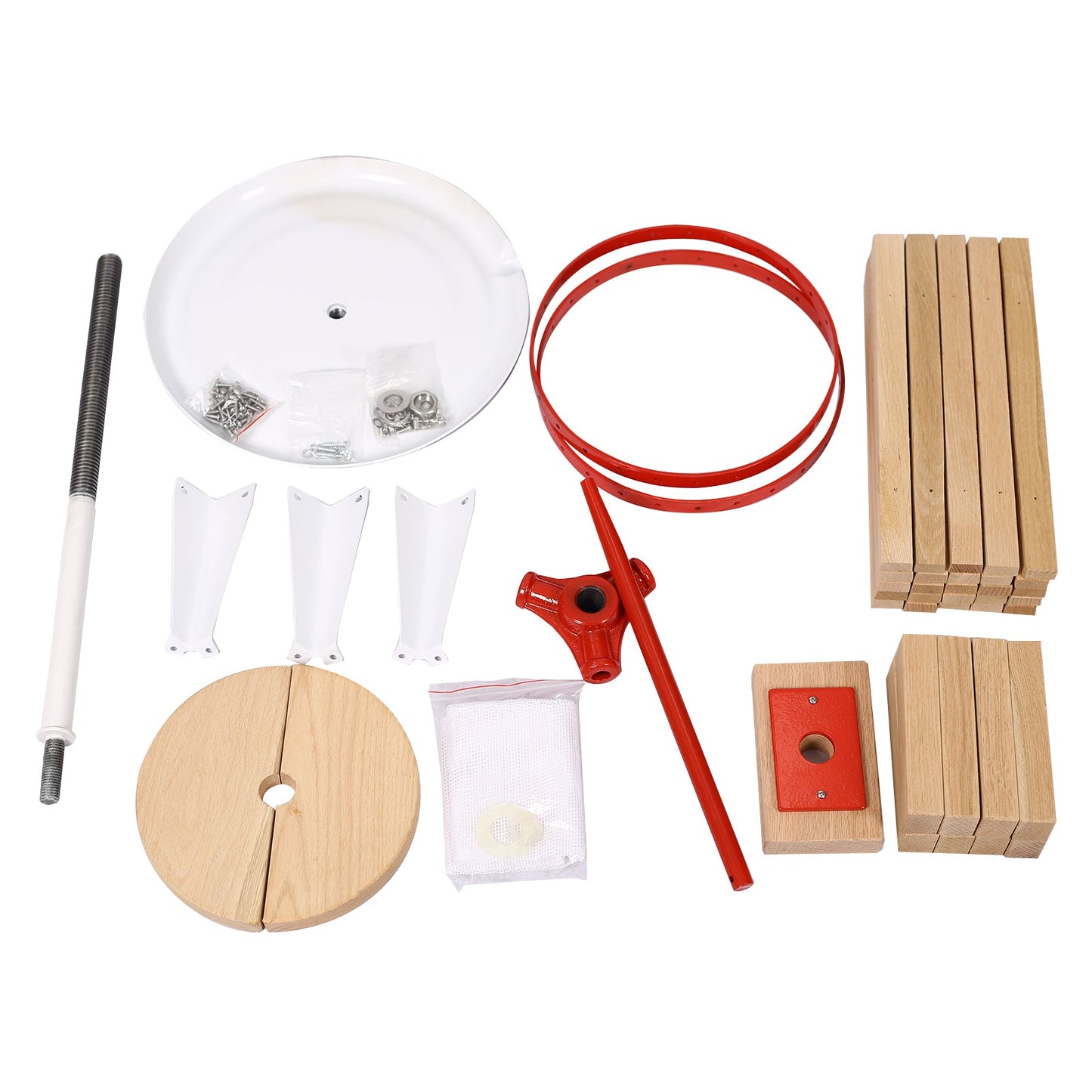 Fruit Wine Press and Crusher and Filter Bag,100% Nature Apple&Grape&Berries Crusher Manual Juice Maker for Kitchen - Tampa Home & Garden Store