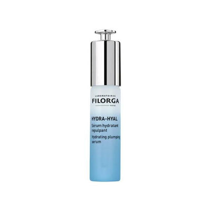 Filorga Hydra-Hyal 5 Hyaluronic Acid Hydrating Serum blue gradient bottle with silver cap on Tampa Home & Garden Store