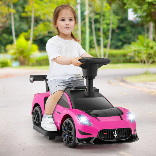 6V Electric Kids Ride on Push Car Maserati Licensed with Foot Pedal and Music - Tampa Home & Garden Store