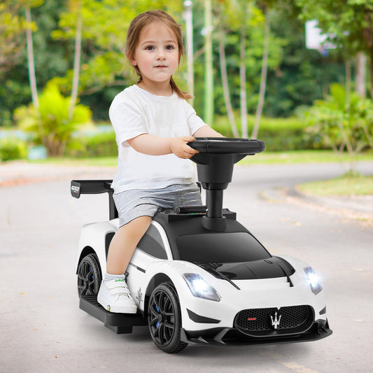 6V Electric Kids Ride on Push Car Maserati Licensed with Foot Pedal and Music - Tampa Home & Garden Store