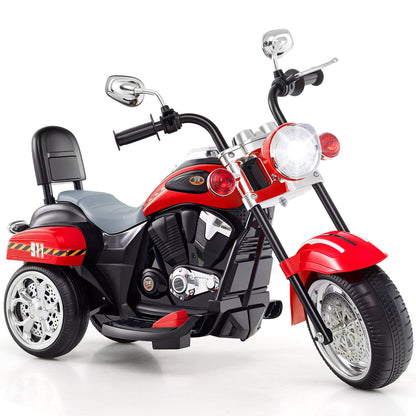 6V 3 Wheel Kids Motorcycle-Blue