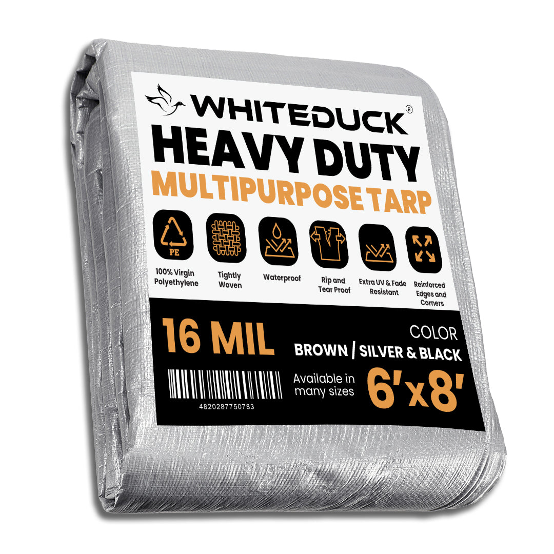 Super Heavy Duty Poly Tarp Cover Thick 16 Mil, 8 oz.