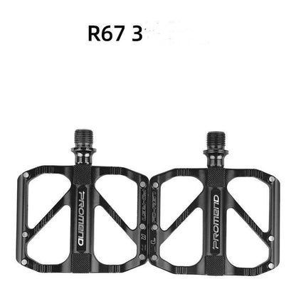 Pair of black PROMEND bicycle pedals with wide flat nylon platforms for mountain and road bikes on Tampa Home & Garden Store