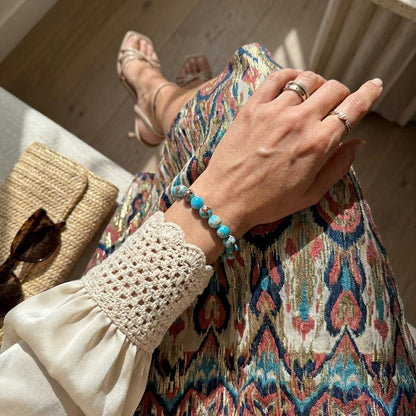 Escudo del Empático - Pulsera de Jaspe Aqua Terra
