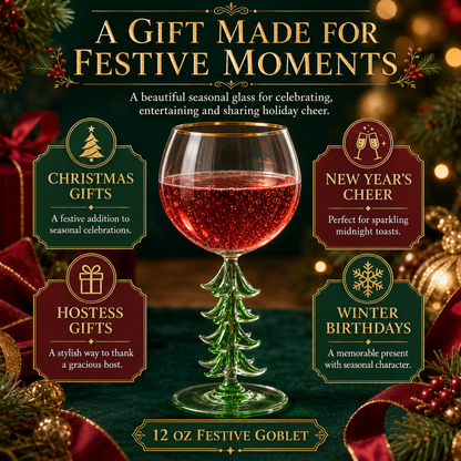Premium Natale Stemmed Wine Glass Holder