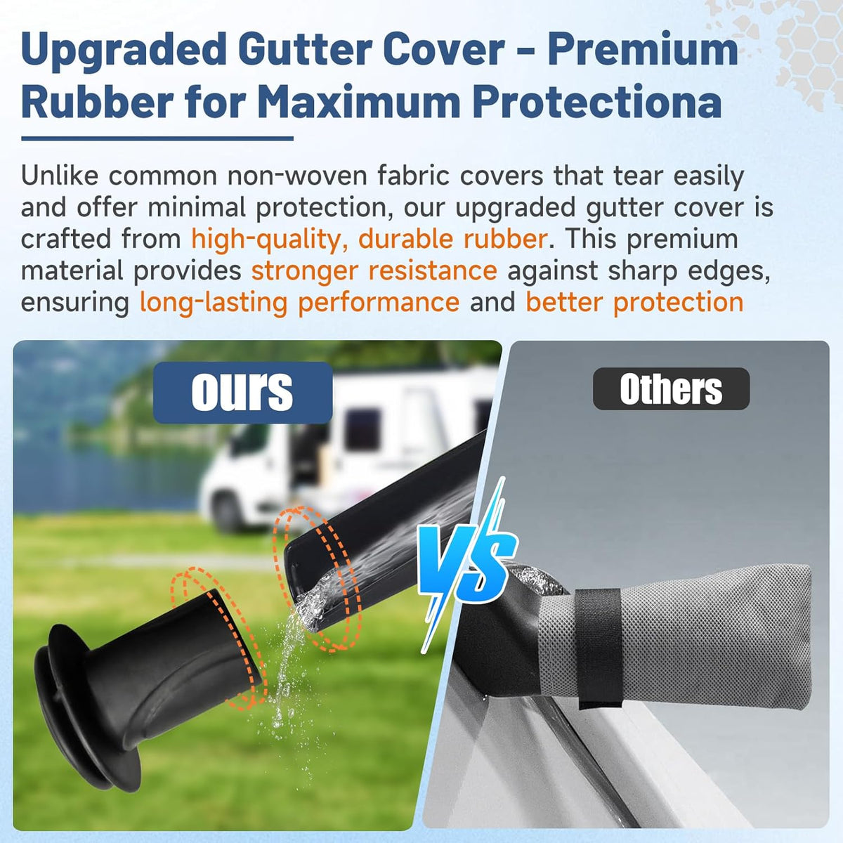 Umbrauto Slide-In Truck Camper Cover, 300D Oxford waterproof RV cover with wind straps and vents on Tampa Home & Garden Store