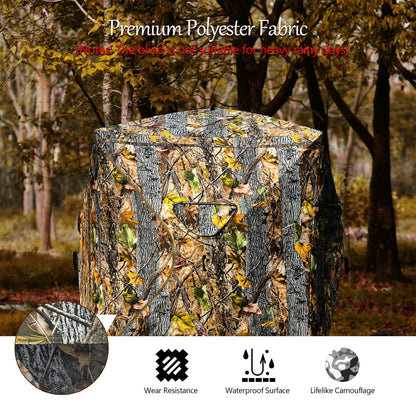 GemGear 3 Person Portable Surround View Tent in lifelike camouflage with slide mesh window on Tampa Home & Garden Store