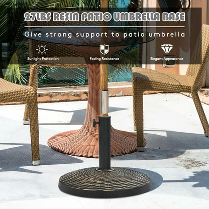 Kids Picnic Table With Stools and Umbrella