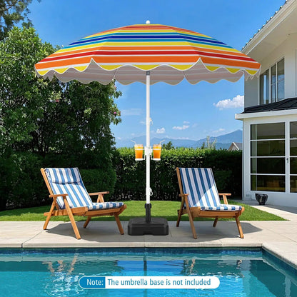 Beach Umbrella 6.5 Ft With UPF 50 Sand Anchor