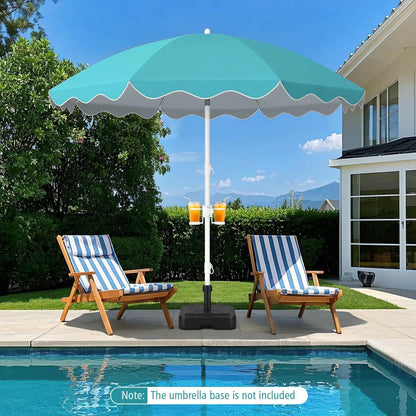 Beach Umbrella 6.5 Ft With UPF 50 Sand Anchor