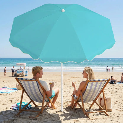 Beach Umbrella 6.5 Ft With UPF 50 Sand Anchor