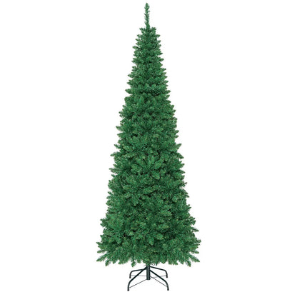 4.5 Ft Pre-Lit Premium Hinged Fir Pencil Tree