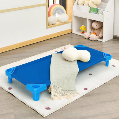 Kids Stackable Daycare Cot Pack of 6 with Detachable Oxford Cloth