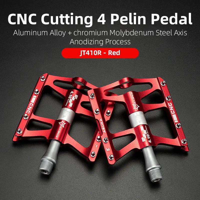 Wide Aluminum Mountain Bike Pedals Quick Release