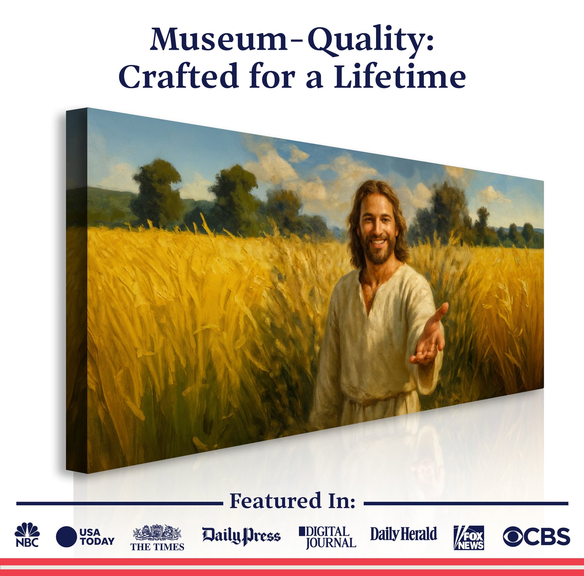 Canvas: Savior's Invitation Faith Wall Art II by Tailored Canvases; crafting canvas on Tampa Home & Garden Store