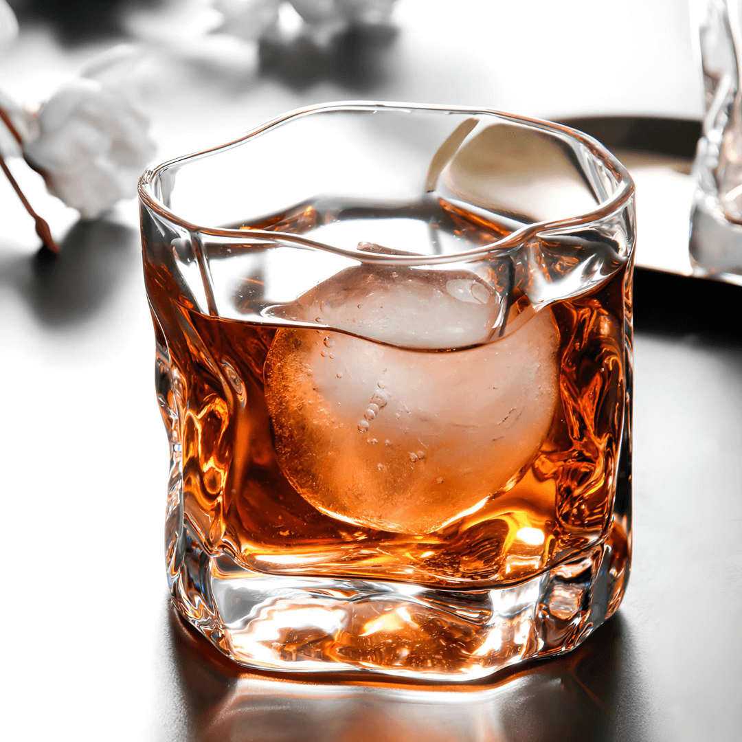 Hoshi Handcrafted Crystal Whisky Glass with Grip