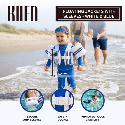 Baby Floating Jacket With Sleeves for Water Play