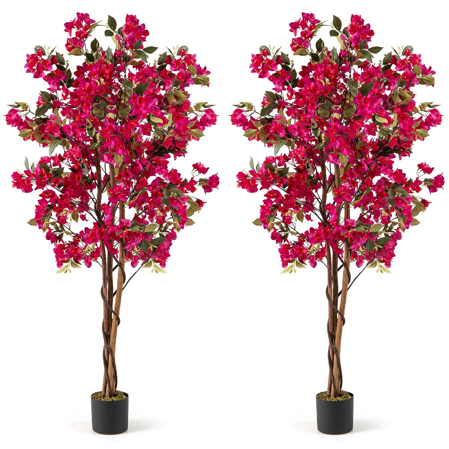 6 Feet Artificial Bougainvillea Tree with 910 Flowers