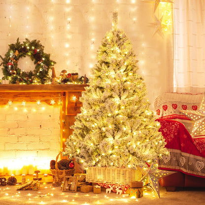 Árbol de Navidad artificial de 6/7/8 pies, forma rápida en 3 minutos - 6 pies