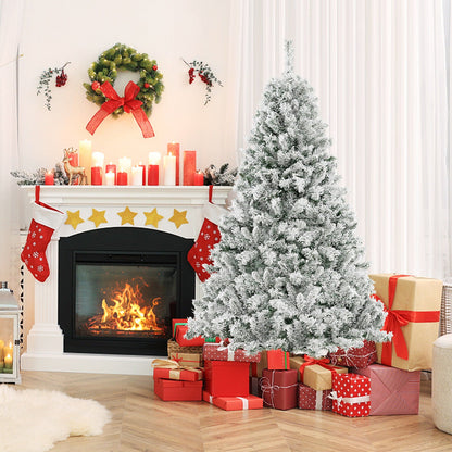 Árbol de Navidad artificial de 6/7/8 pies, forma rápida en 3 minutos - 6 pies