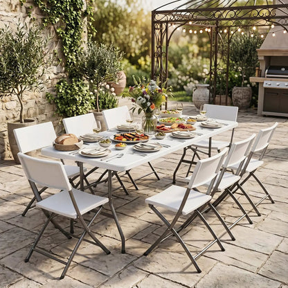 6 ft Folding Camping Table With Carrying Handle