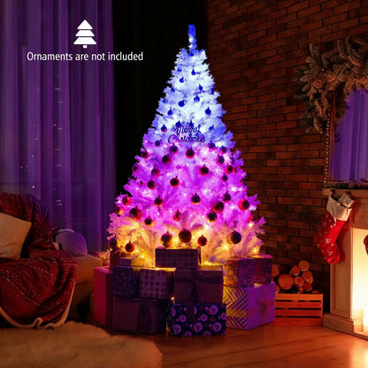 Six Ft Prelit Christmas Tree With 11 Light Modes
