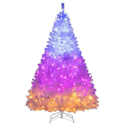 Six Ft Prelit Christmas Tree With 11 Light Modes
