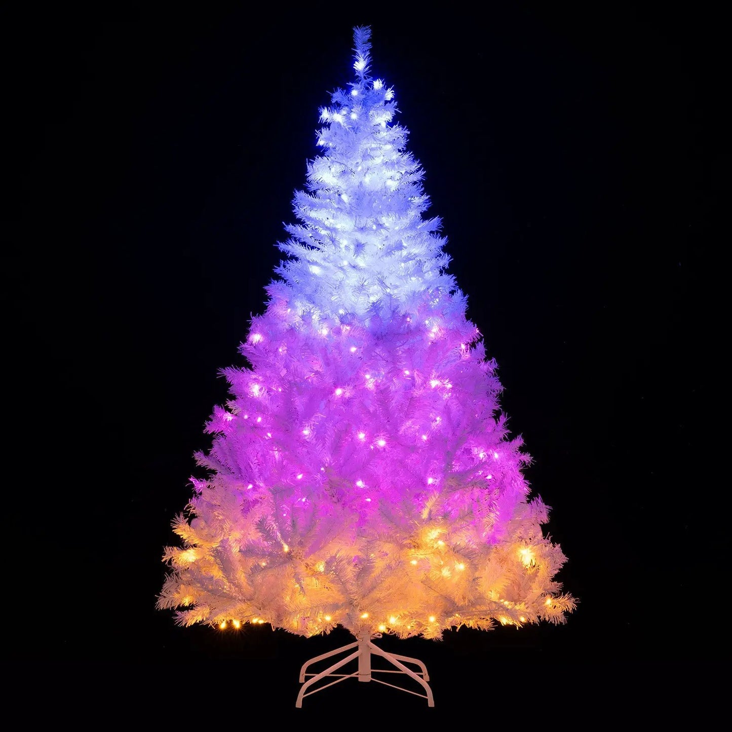 Six Ft Prelit Christmas Tree With 11 Light Modes
