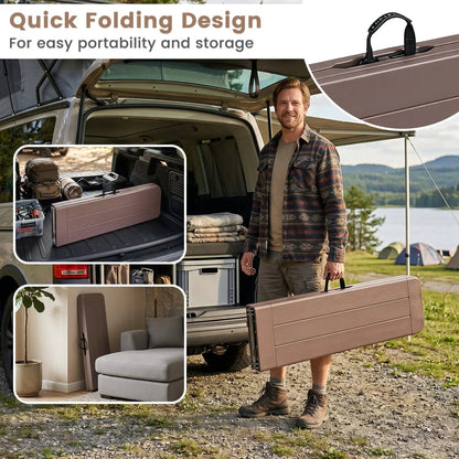 Folding Bench Carrying Handle 660 Lb Capacity