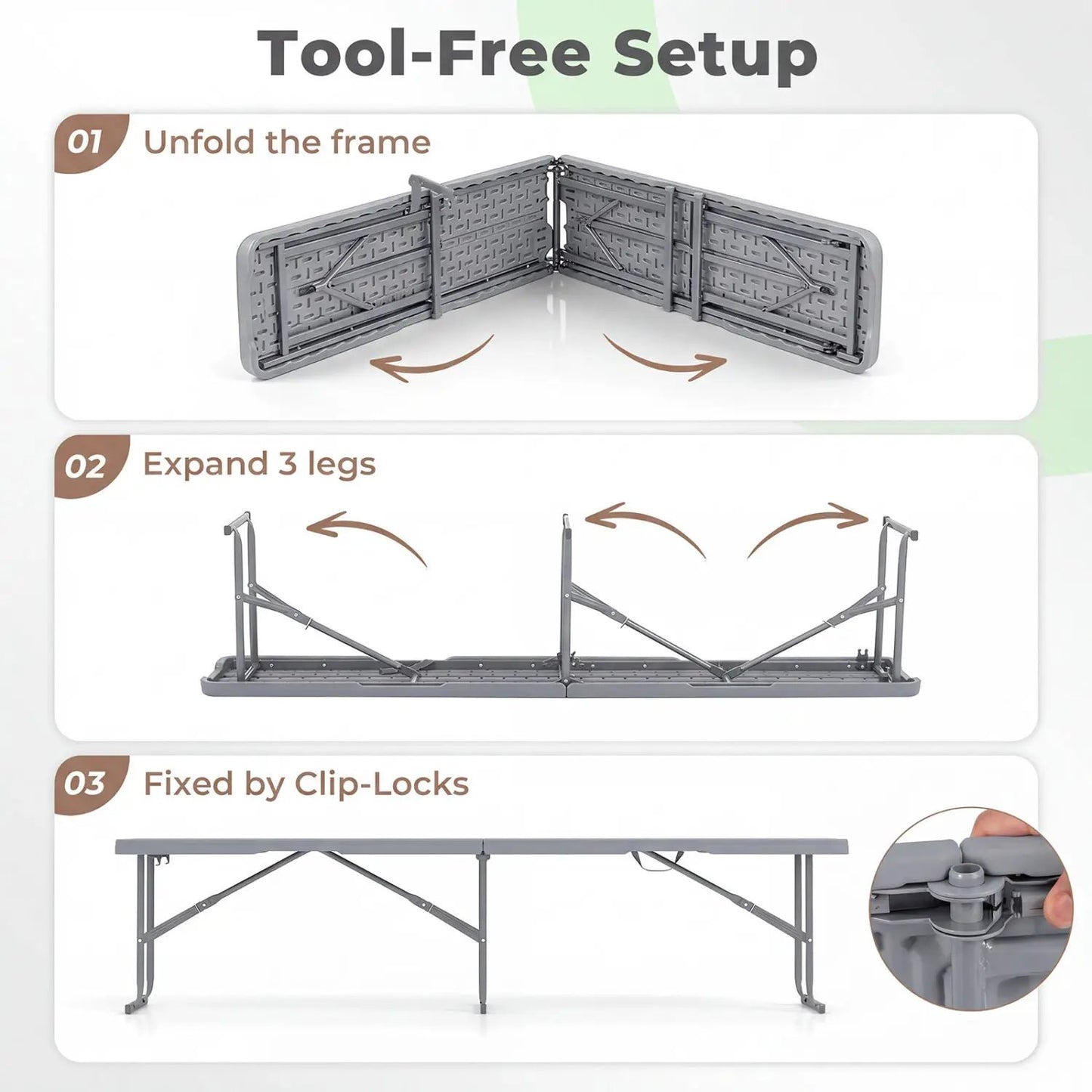 Folding Bench Carrying Handle 660 Lb Capacity