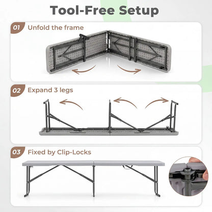 Folding Bench Carrying Handle 660 Lb Capacity