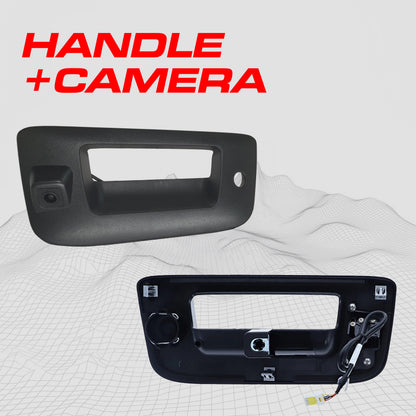 Black replacement tailgate handle with integrated backup camera for 2007-2014 Silverado Sierra on Tampa Home & Garden Store