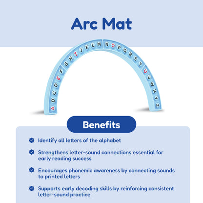 Arc Mat blue curved alphabet arc toy for early learning educational toy on Tampa Home & Garden Store