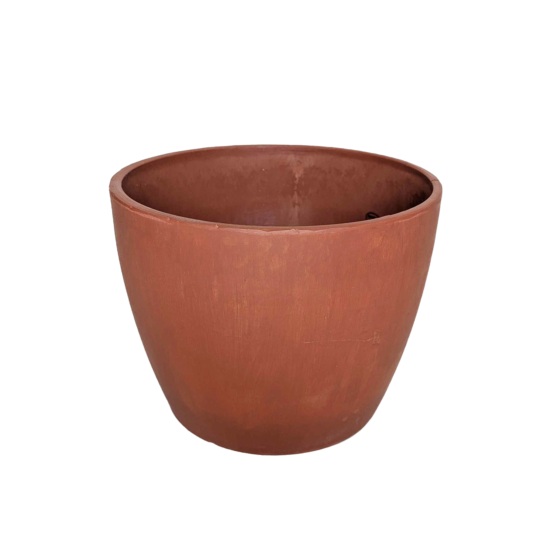 Terracotta plant pot by Rooted Treasures Farms, eco pot for home gardening on Tampa Home & Garden Store